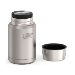 Термос для еды THERMOS ICON IS-301 MS 0,71L, складная ложка, стальной