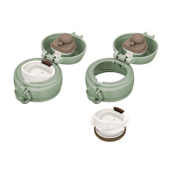 Термокружка THERMOS JNL-756 SMKKI 0.75L, откидной механизм, оливковый