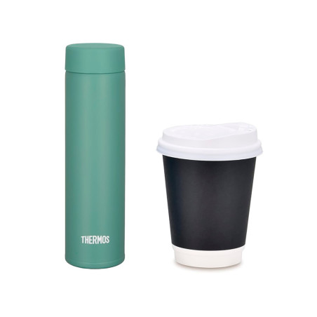 Термокружка THERMOS JOJ-181 G 0.18L, мини, винтовая крышка-пробка, травяной
