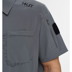 Поло мужское H.U.T. Kevat, серое