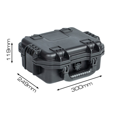 Кейс защитный Condor Silent модель CS-232050, внутренние размеры 241x191x108 мм, IP67