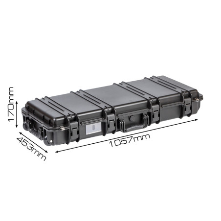 Кейс защитный Triton модель TR3310517, внутренние размеры 965x375x150 мм, IP67, с колесами