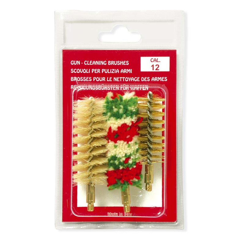 Набор ёршиков калибр 12 Stil Crin шерстяной, щетинный, латунный