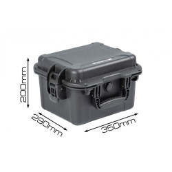 Кейс пластиковый OffRoadTeam Серия-Element модель EL613075 ЧЕРНЫЙ, внутренние размеры 272x220x197мм, IP65