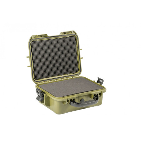 Кейс пластиковый OffRoadTeam Серия-Element модель EL613210 ЗЕЛЕНЫЙ, внутренние размеры 335x246x160мм, IP65
