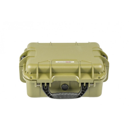 Кейс пластиковый OffRoadTeam Серия-Element модель EL613210 ЗЕЛЕНЫЙ, внутренние размеры 335x246x160мм, IP65