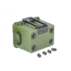 Кейс пластиковый OffRoadTeam Серия-Element модель EL613460 зеленый, внутренние размеры 465x328x410мм, IP65, с колесами