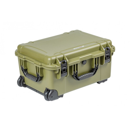 Кейс пластиковый OffRoadTeam Серия-Element модель EL613620 зеленый, внутренние размеры 508x356x254мм, IP65, с колесами