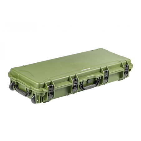 Кейс пластиковый OffRoadTeam Серия-Element модель EL614100 ЗЕЛЕНЫЙ, внутренние размеры 937x362x154мм, IP65, с колесами