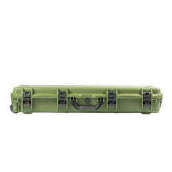 Кейс пластиковый OffRoadTeam Серия-Element модель EL614100 ЗЕЛЕНЫЙ, внутренние размеры 937x362x154мм, IP65, с колесами