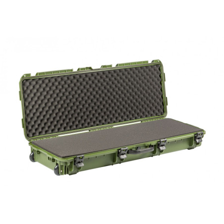 Кейс пластиковый OffRoadTeam Серия-Element модель EL614200 ЗЕЛЕНЫЙ, внутренние размеры 1130x362x150мм, IP65, с колесами