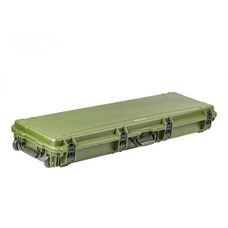 Кейс пластиковый OffRoadTeam Серия-Element модель EL614300 ЗЕЛЕНЫЙ, внутренние размеры 1298x362x154мм, IP65, с колесами