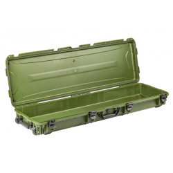 Кейс пластиковый OffRoadTeam Серия-Element модель EL614300 ЗЕЛЕНЫЙ, внутренние размеры 1298x362x154мм, IP65, с колесами