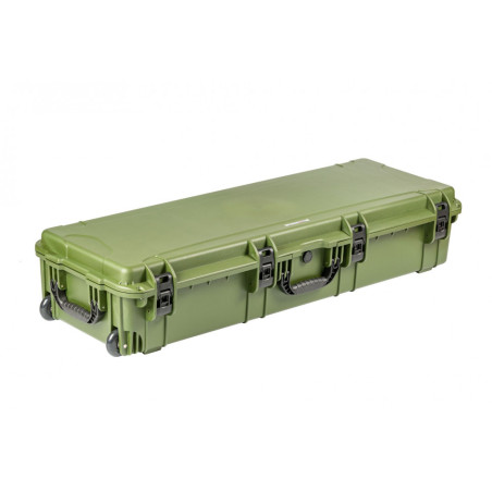Кейс пластиковый OffRoadTeam Серия-Element модель EL614220 ЗЕЛЕНЫЙ, внутренние размеры 1130x362x220мм, IP65, с колесами