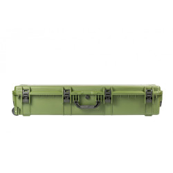 Кейс пластиковый OffRoadTeam Серия-Element модель EL614220 ЗЕЛЕНЫЙ, внутренние размеры 1130x362x220мм, IP65, с колесами