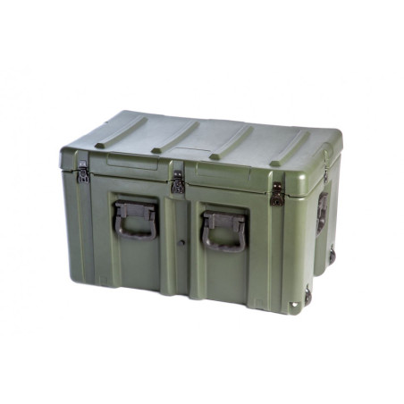 Кейс транспортировочный Military объем 162,99л, внутренние размеры 762x463x462мм, IP67, с колёсами