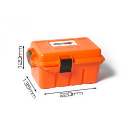 Герметичный ящик для мелочевки Dry-912-Orange, Оранжевый, внешний размер 221x135x120 мм