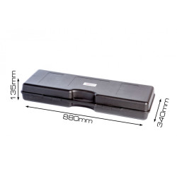 Кейс пластиковый длинный G85, внутренние размеры 865x300x124мм, IP54