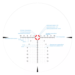 Оптический прицел Mewlite 1-10x28 FFP 34 mm IR ED 53010