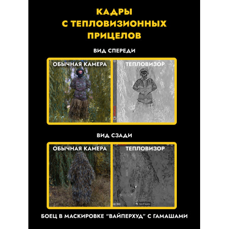 Гамаши от тепловизора, пепел