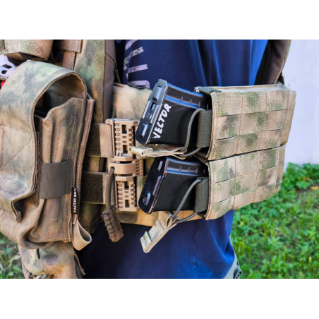 Подсумок горизонтальный АК 2x1, A-TACS FG