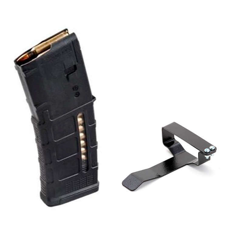Комплект магазин PMAG 30 GEN M3 с окном на 30 патронов кал. 5.56/.223 и клипса для крепления к поясу