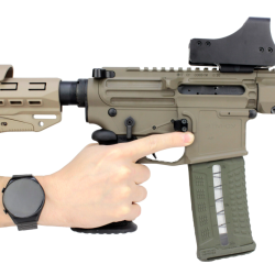 Прорезиненная снайперская рукоятка DLG-183 для AR-15 DLG Tactical