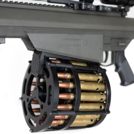 Магазин-барабан FosTecH на 20 патронов калибра .50 BMG для винтовок Barrett M82A1/M107A1 - 1501