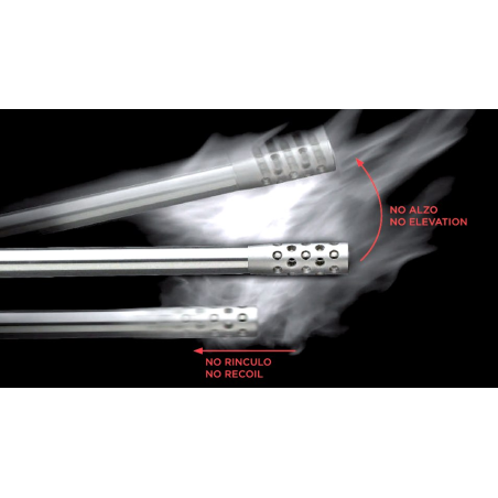 ДТК "Dual-brake Т24 Лось" резьба на стволе М15х1R, внешняя резьба M24х1,5R, мультикалиберный, пулепроходное 11 мм