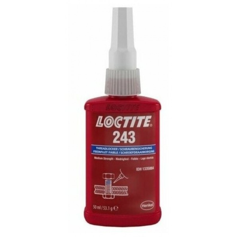 Резьбовой фиксатор Loctite 243 средней прочности, синий, 50 мл