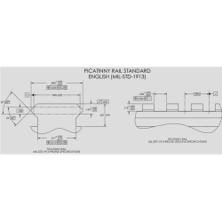 Кронштейн Vector Optics X-Accu 1.4 Medium Profile 34мм на Picatinny