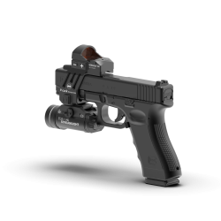 Кронштейн MAK P-Lock под коллиматор MAKdot SH на раму пистолета GLOCK (3/4 поколения)