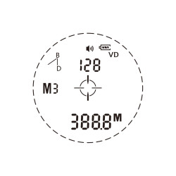 Лазерный дальномер Veber 6x22 LR 1000S