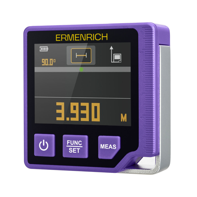 Цифровой уровень с лазерной рулеткой («3 в 1») Ermenrich Verk LQ60