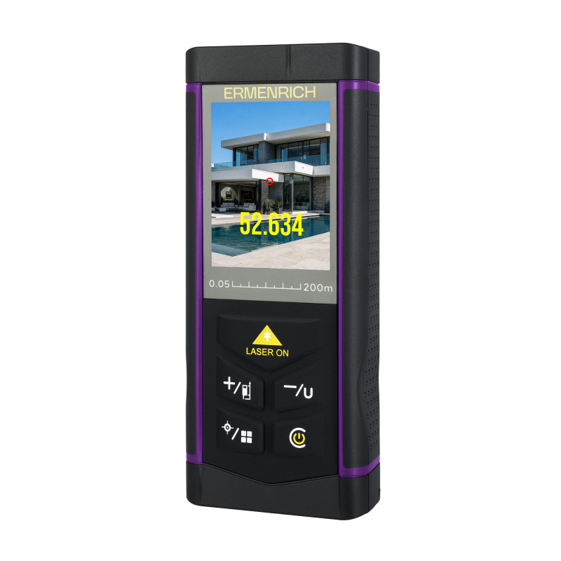 Лазерная рулетка Ermenrich PRO LR200, с камерой