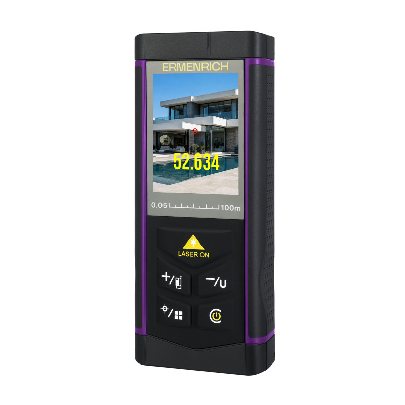 Лазерная рулетка Ermenrich PRO LR100, с камерой