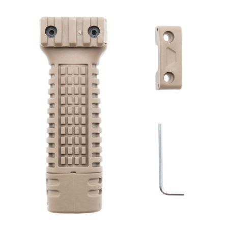 Рукоятка на цевье длинная DLG-115 DLG Tactical, песок