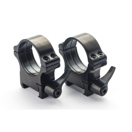 Кольца Rusan быстросъемные Weaver на 30мм H10 рычажные (050-30-10-R)