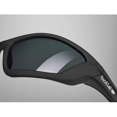 Очки баллистические поляризационные Bolle SWAT Black (Lens: Smoke Platinum Polarized)