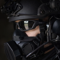 Очки баллистические поляризационные Bolle SWAT Black (Lens: Smoke Platinum Polarized)