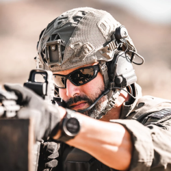 Очки баллистические поляризационные Bolle SWAT Black (Lens: Smoke Platinum Polarized)