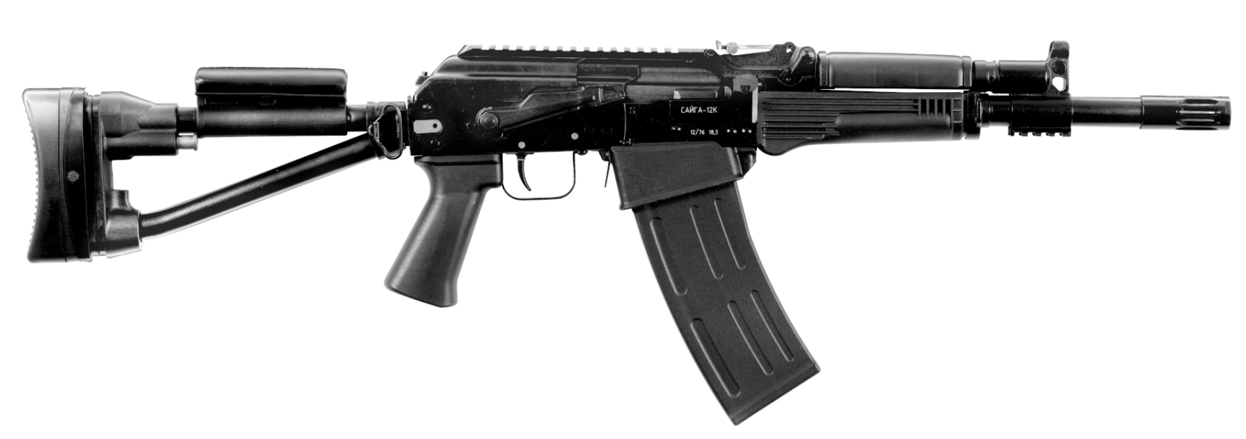 гладкоствольное ружье Сайга-12 исп. 33 12/76 330 мм трубчатый приклад